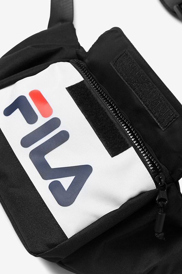 Fila Mens Waist Bag Au Fila Lindon Black And White